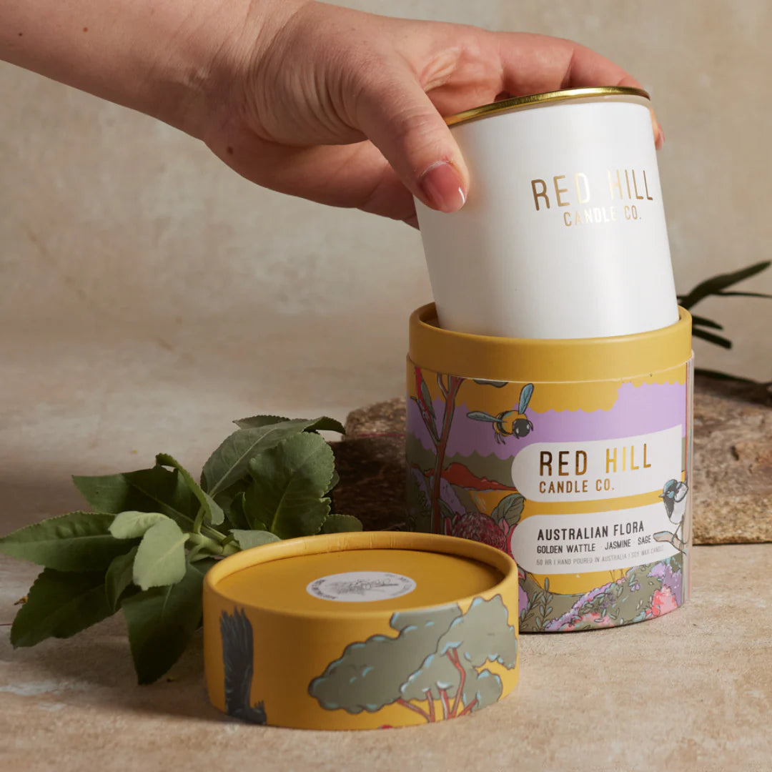 Australian Flora Soy Wax Candle | 35 Hour Burn