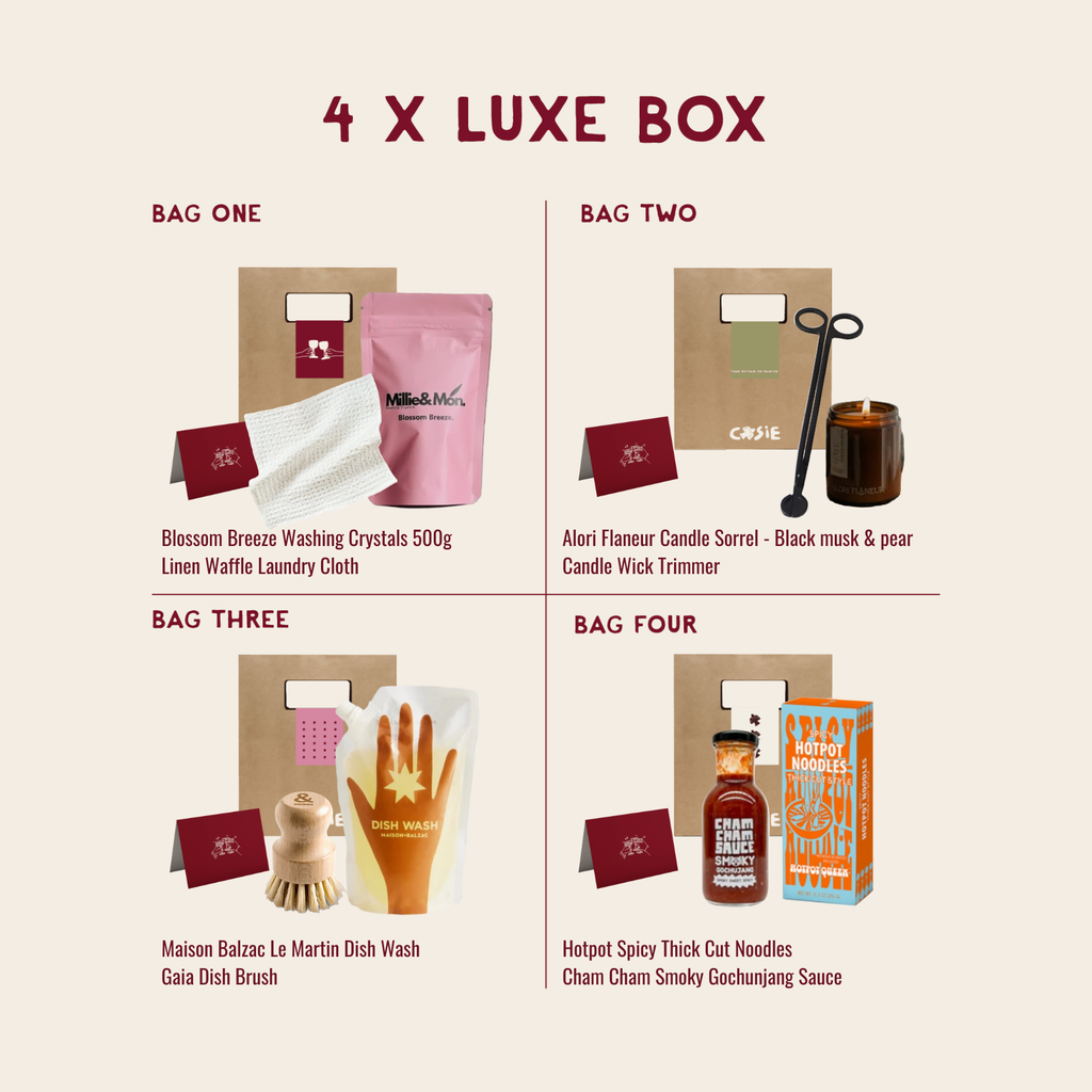 Box of 4 Luxe Gift Bags