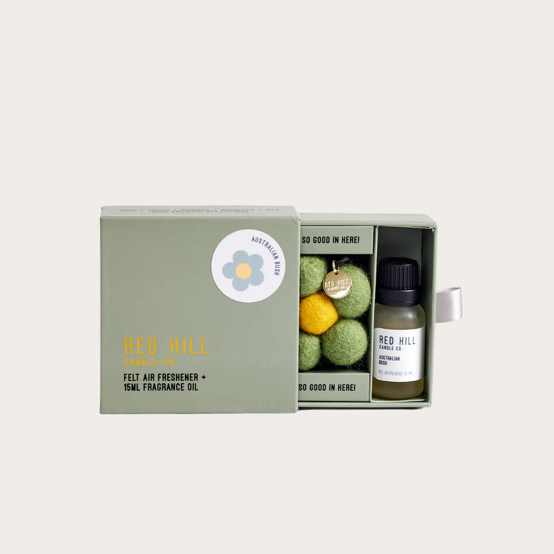 Australian Bush Felt Flower Air Freshener - Sage