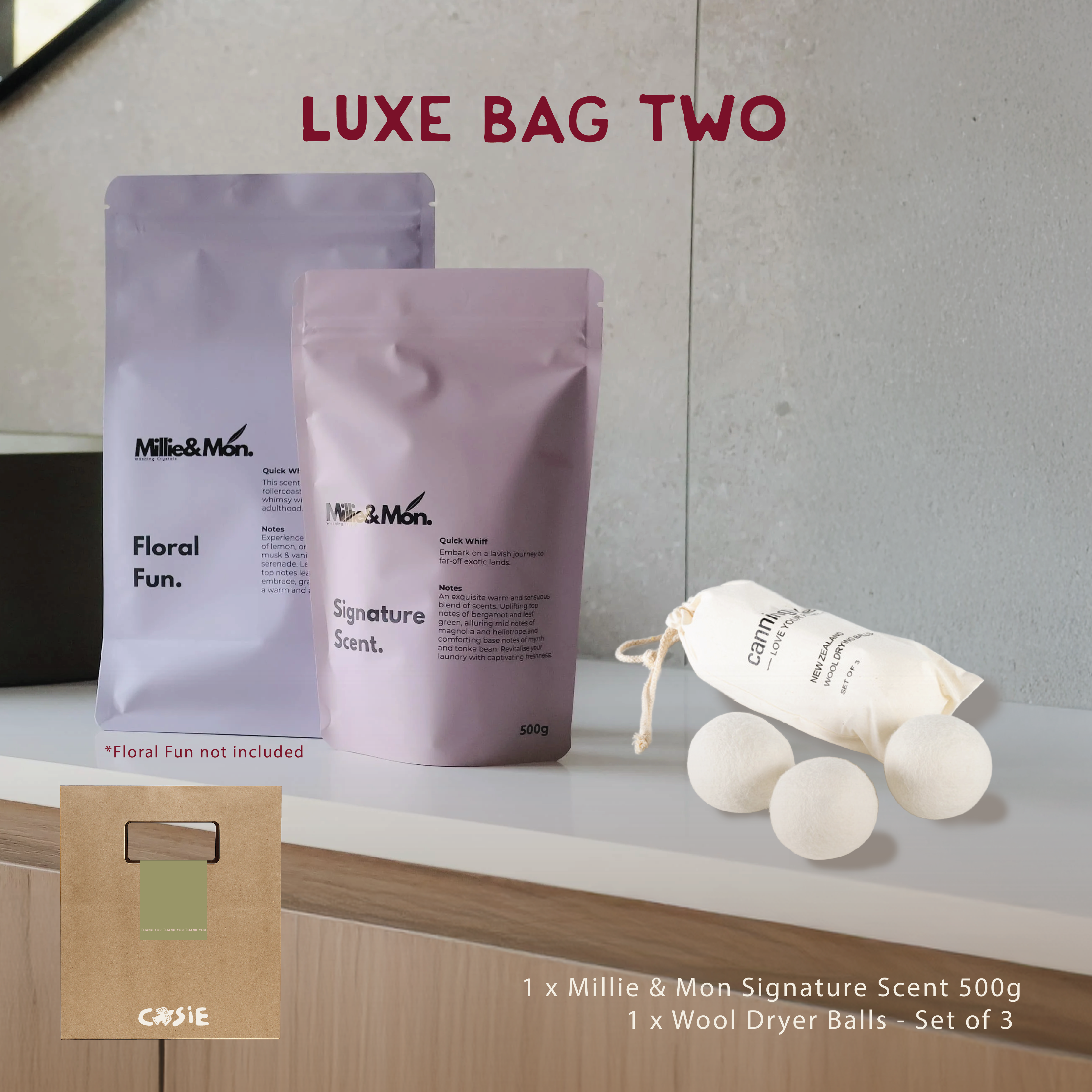 Box of 4 Gift Luxe Bags