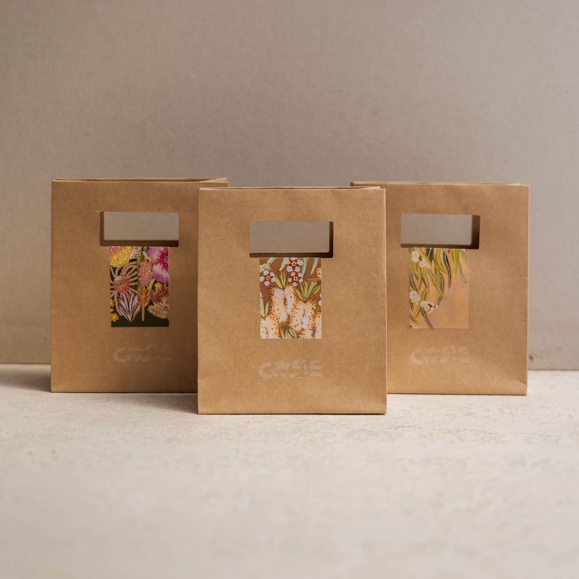 3 x Australiana Cosie Bags - Small